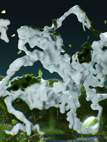 Fluid Matter Artwork Virtual Forest Couvre x Chefs