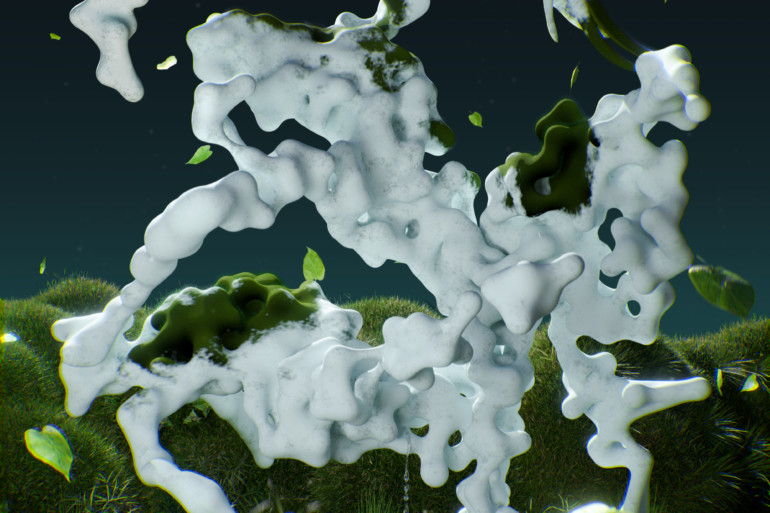 Fluid Matter Artwork Virtual Forest Couvre x Chefs